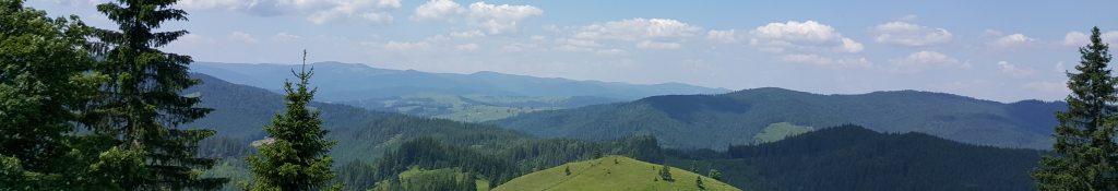 Ansicht aus der Bukowina / Rumänien